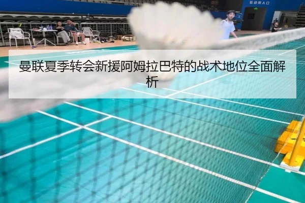 曼联夏季转会新援阿姆拉巴特的战术地位全面解析